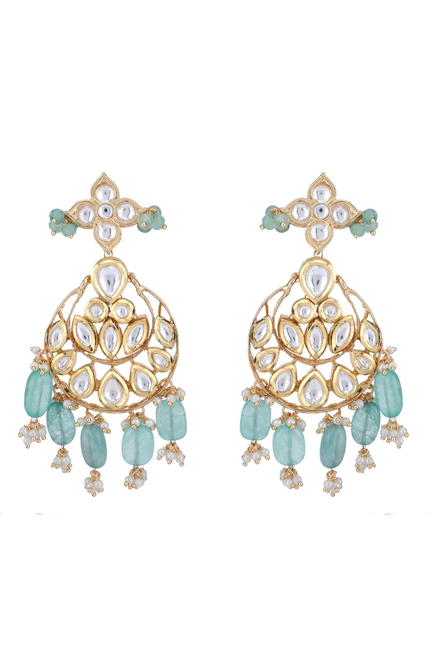 Kundan Studded Layered Necklace Set 