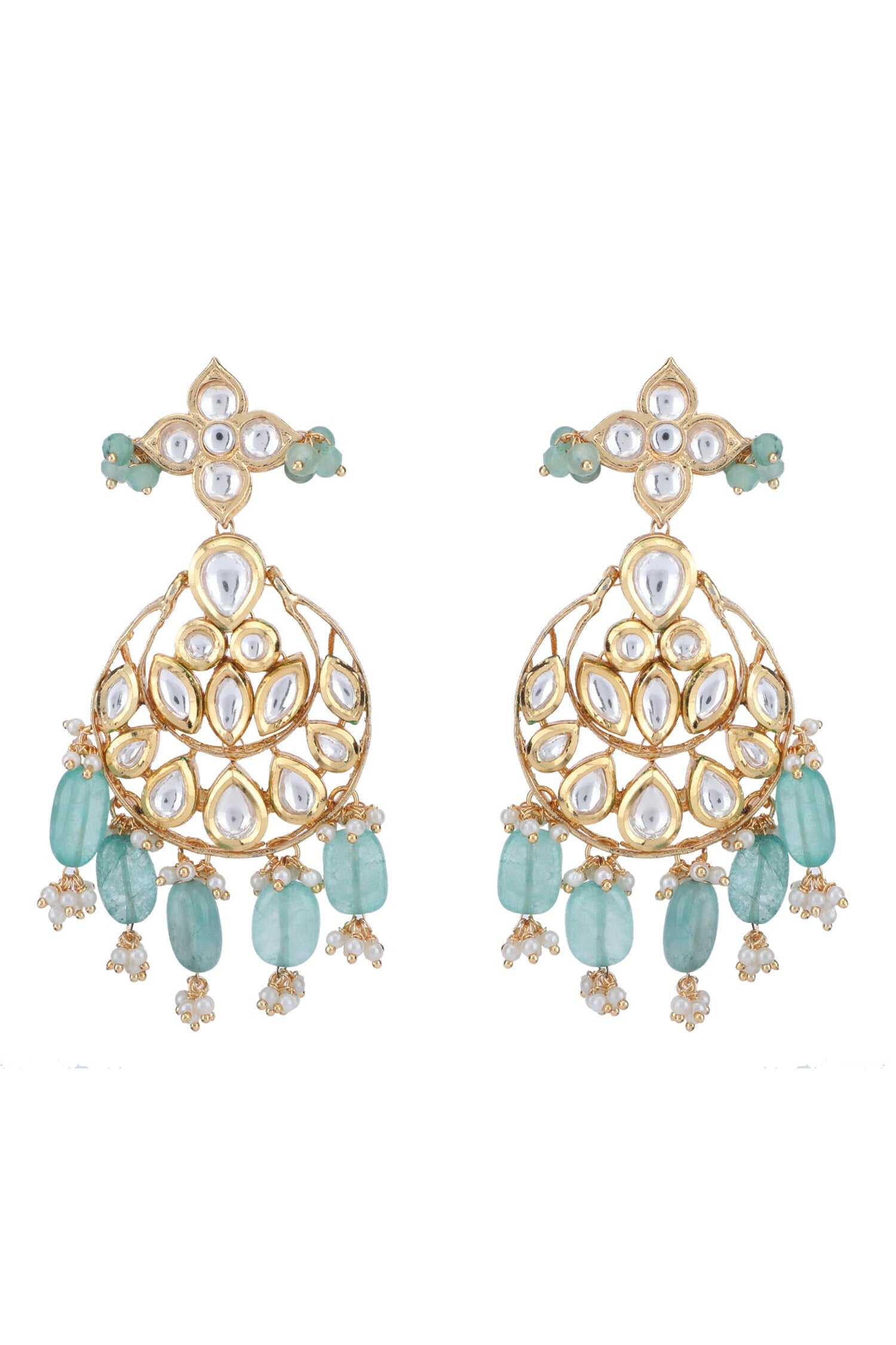 Kundan Studded Layered Necklace Set 