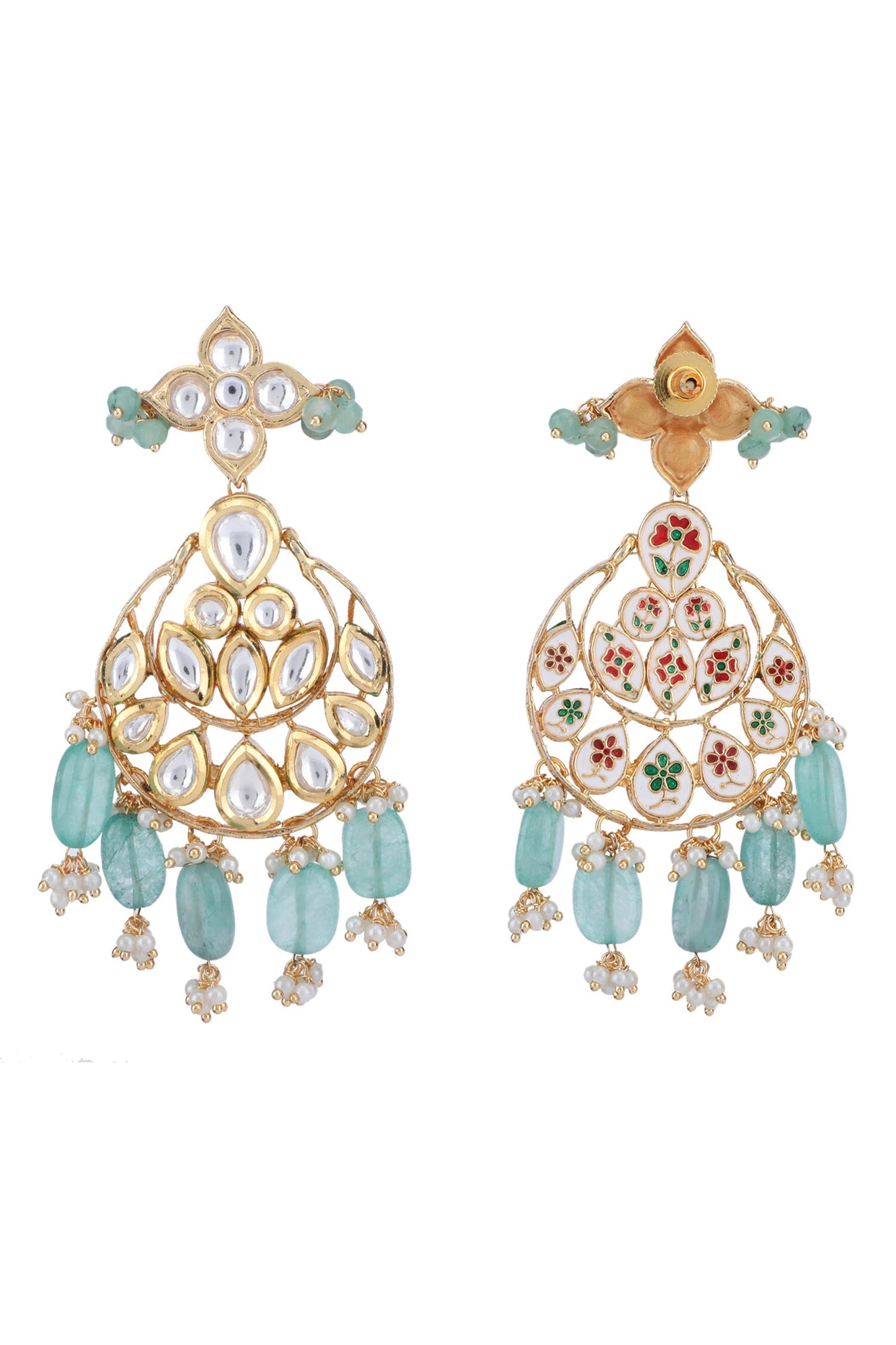 Kundan Studded Layered Necklace Set 