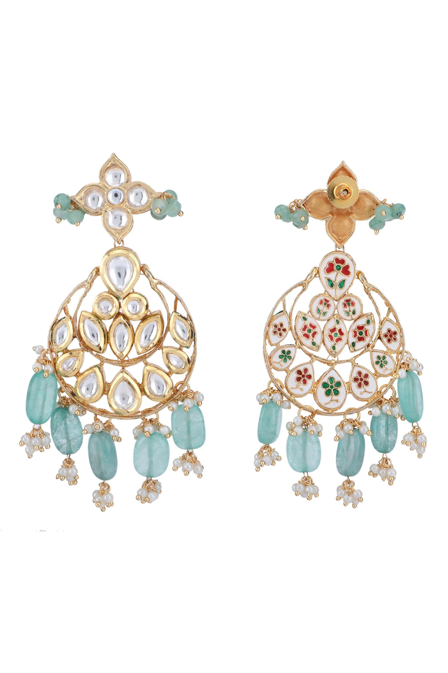 Kundan Studded Layered Necklace Set 