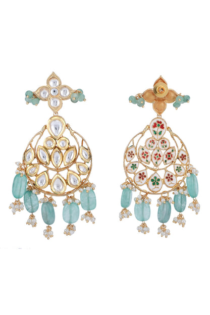 Kundan Studded Layered Necklace Set 