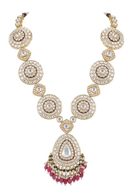 Tear Drop Shaped Pendant Necklace Set 