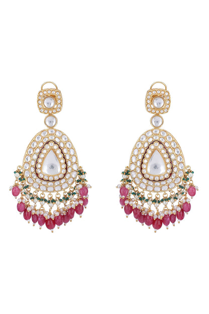Tear Drop Shaped Pendant Necklace Set 