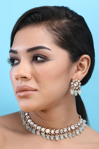 Bead Drops Choker Set 