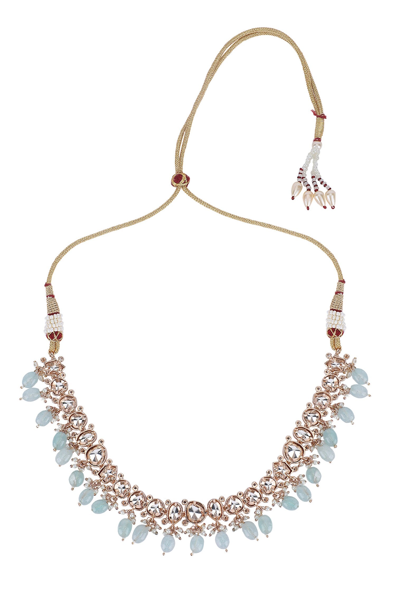 Bead Drops Choker Set 