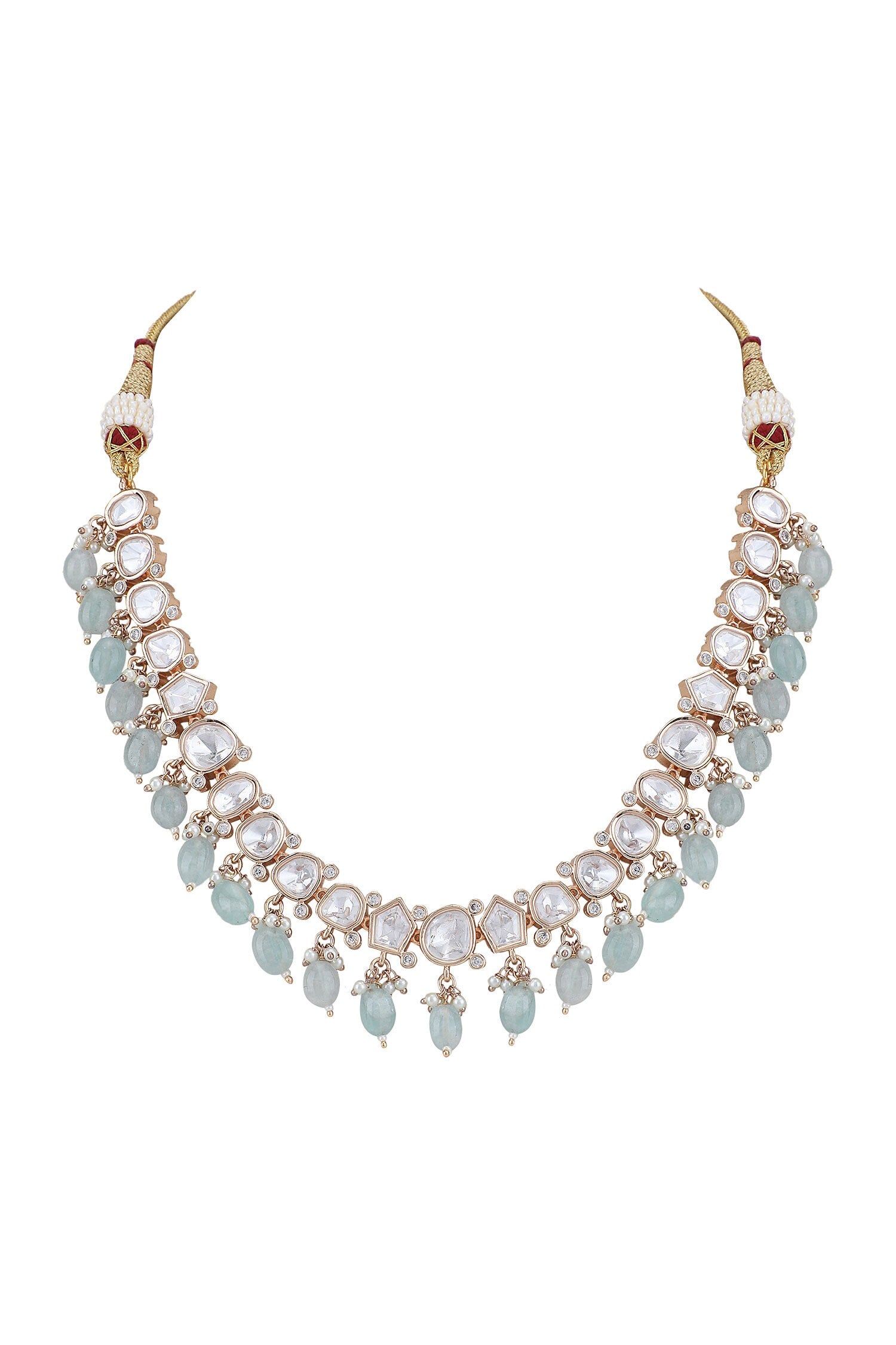 Bead Drops Choker Set 