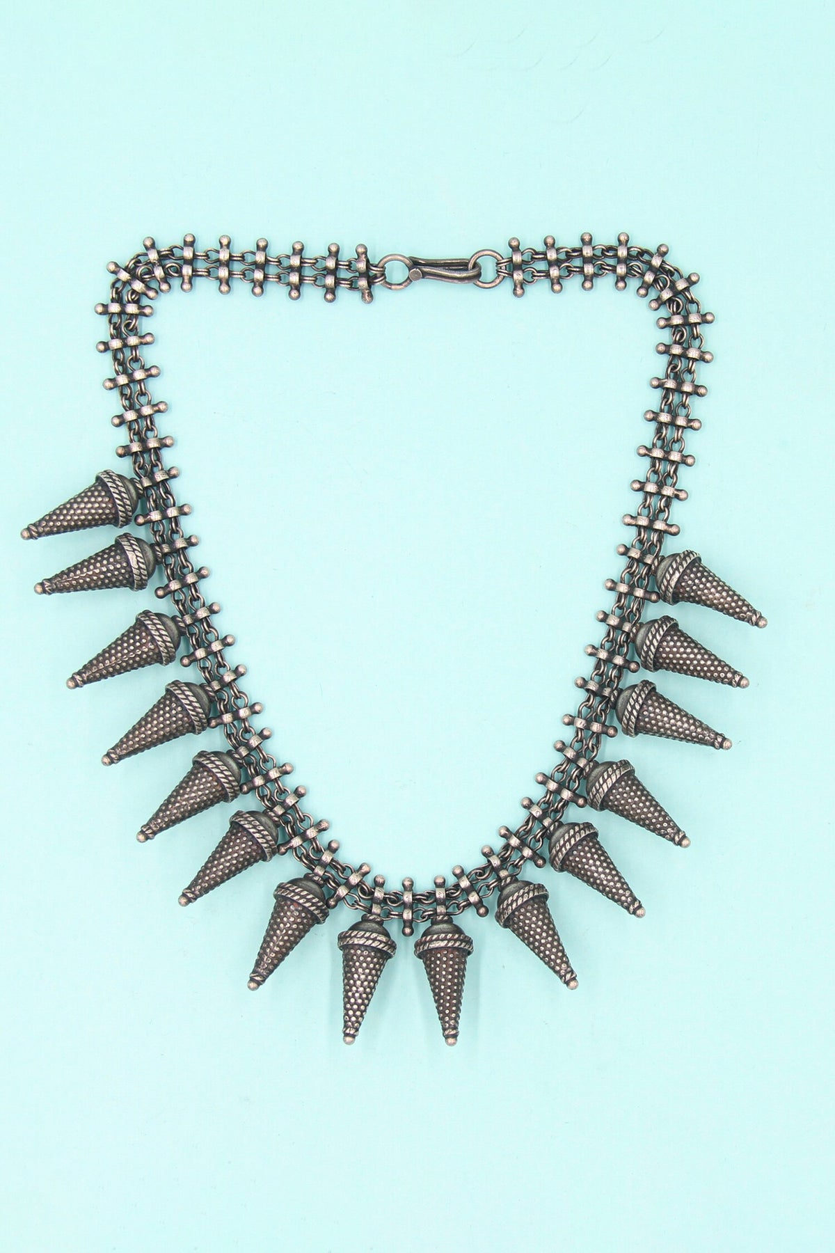 Tapestry Carved Work Necklace 