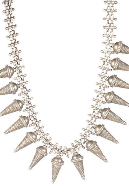 Tapestry Carved Work Necklace 