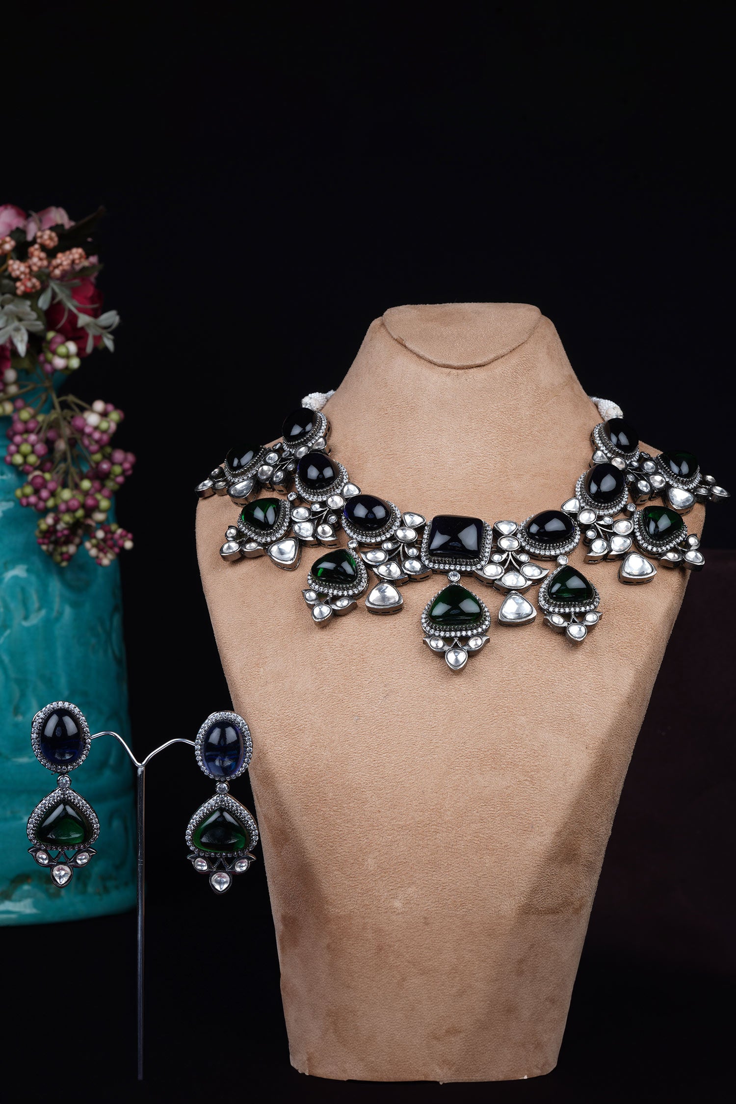 Geometric Shaped Necklace Set 