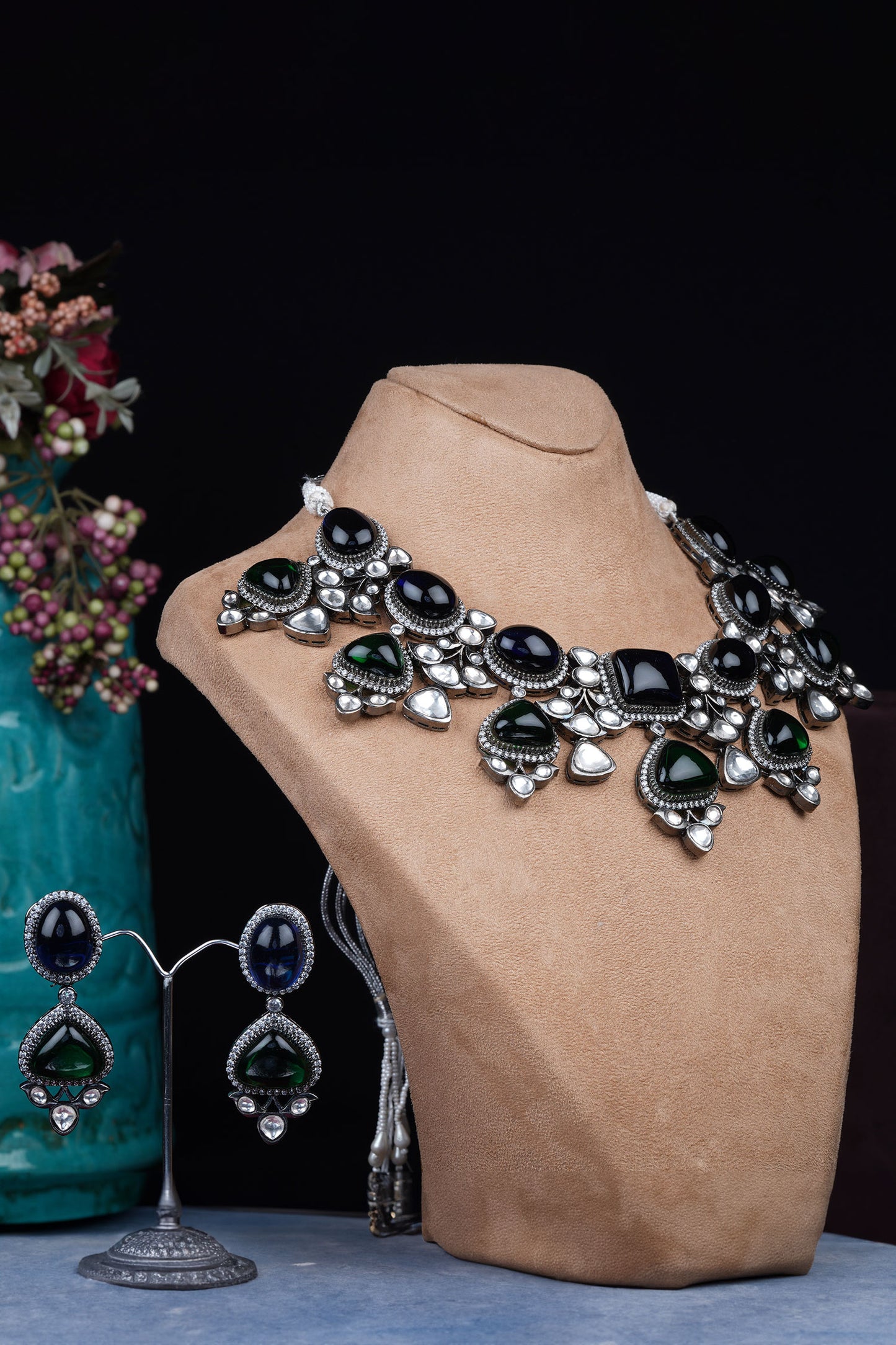 Geometric Shaped Necklace Set 