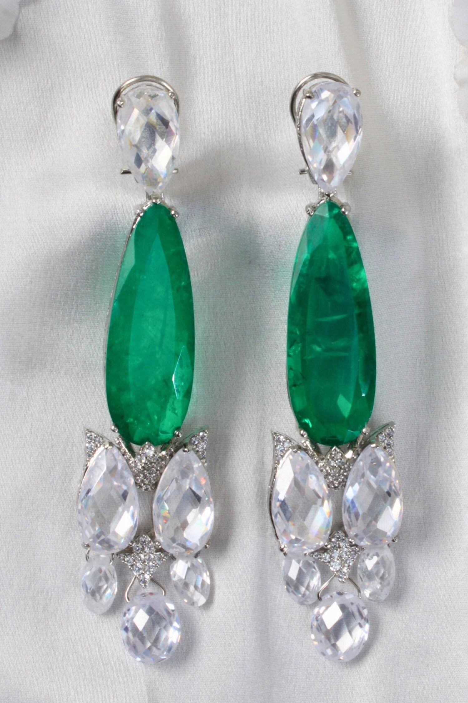 Zirconia Studded Earrings 