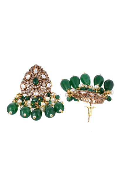 Kundan Embellished Pendant Necklace Set 