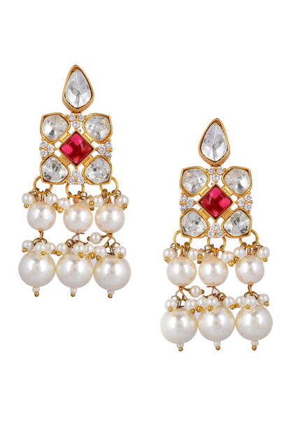 Kundan Embellished Choker Necklace Set 