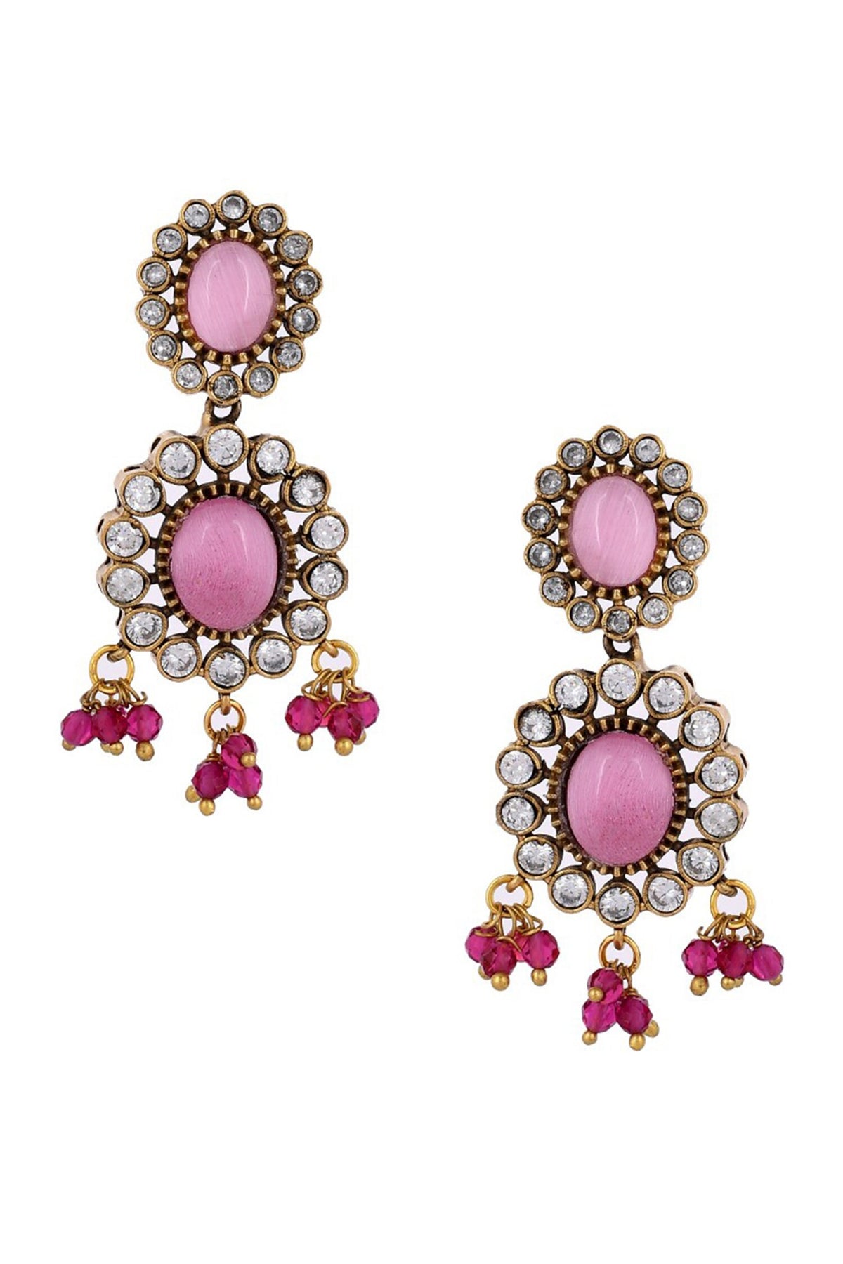 Embellished Geometric Choker Necklace Set 
