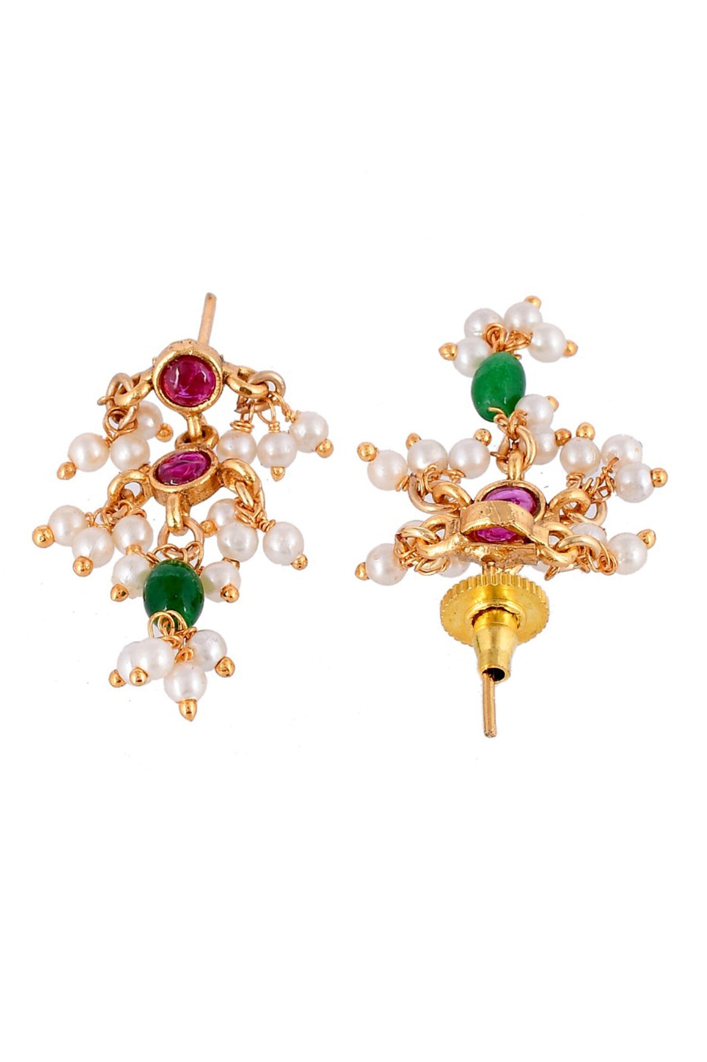 Kundan Embellished Necklace Set 