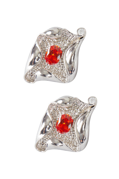 Shell Pattern Studs 