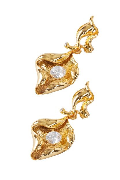 Shell Pattern Earrings 