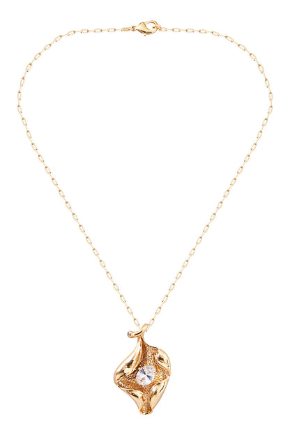Abstract Shell Pattern Pendant 