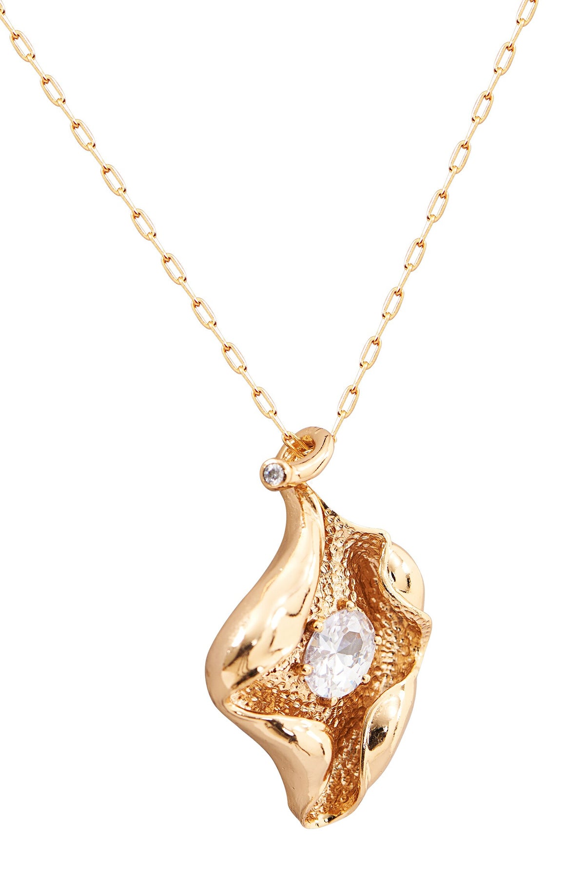 Abstract Shell Pattern Pendant 