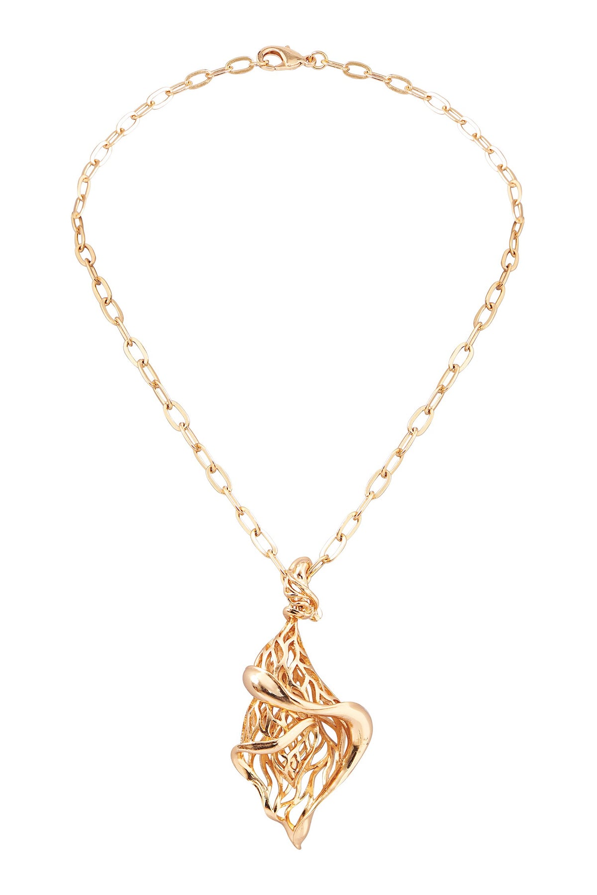 Spiral Web Pattern Pendant 