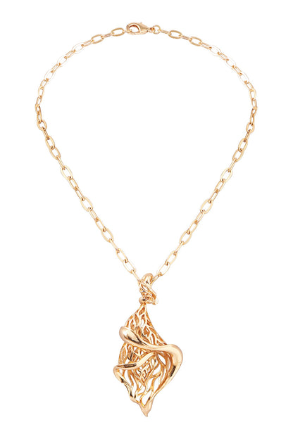 Spiral Web Pattern Pendant 