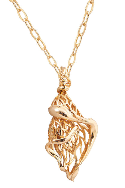 Spiral Web Pattern Pendant 