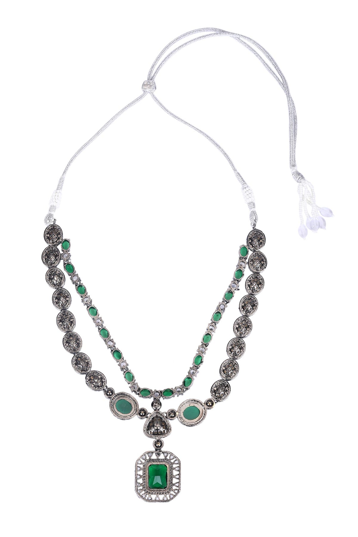 American Diamond Embellished Necklace Set 