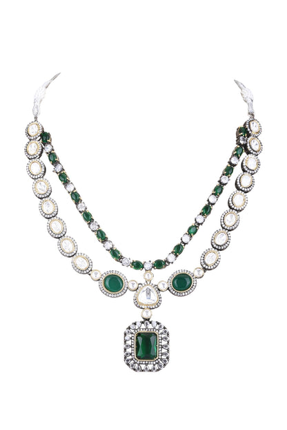 American Diamond Embellished Necklace Set 