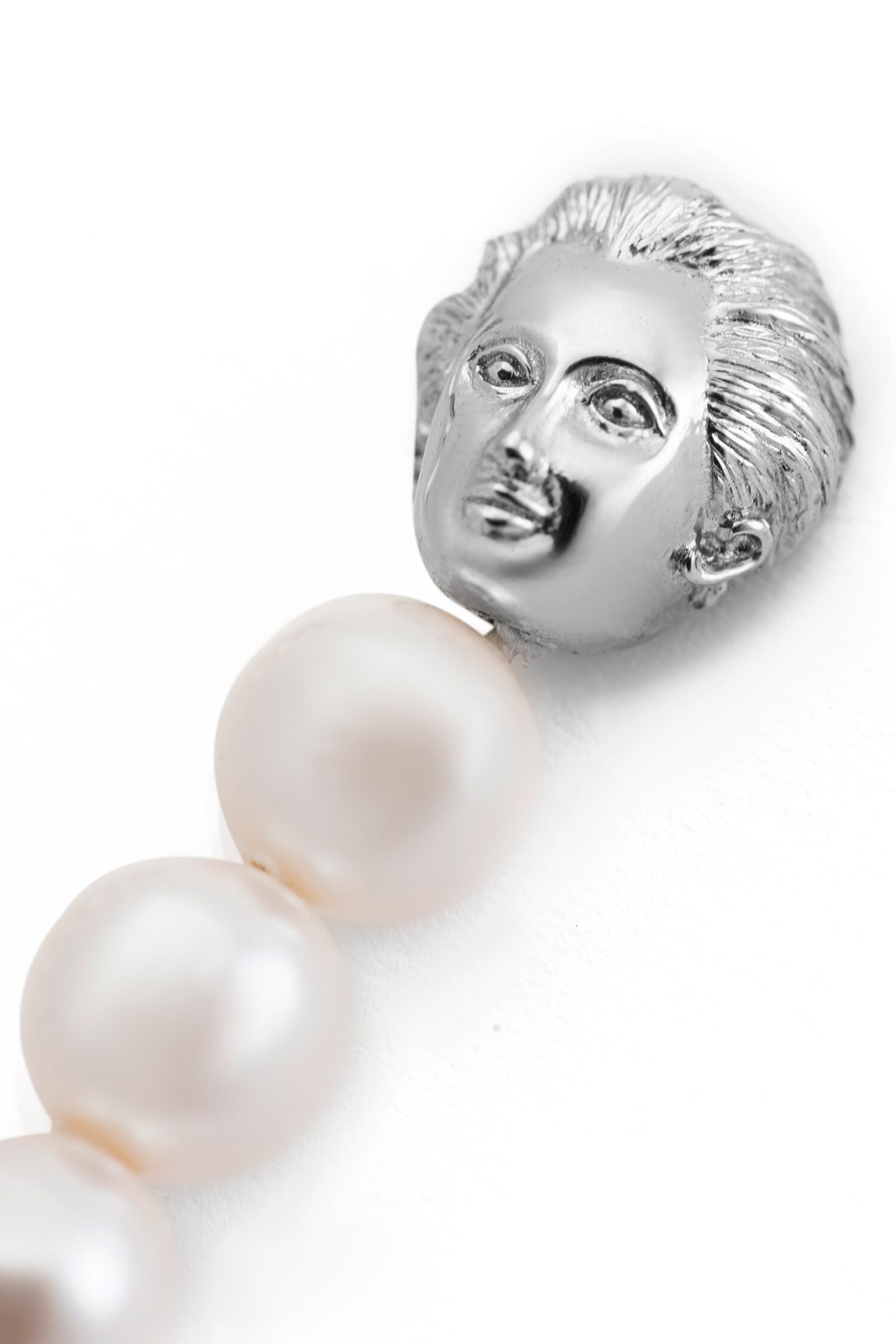 Swarovski Pearl Embellished Long Earrings 