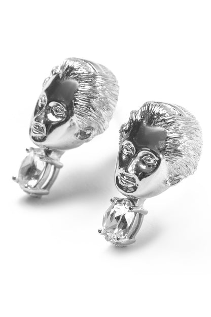 Swarovski Stone Embellished Stud Earrings 