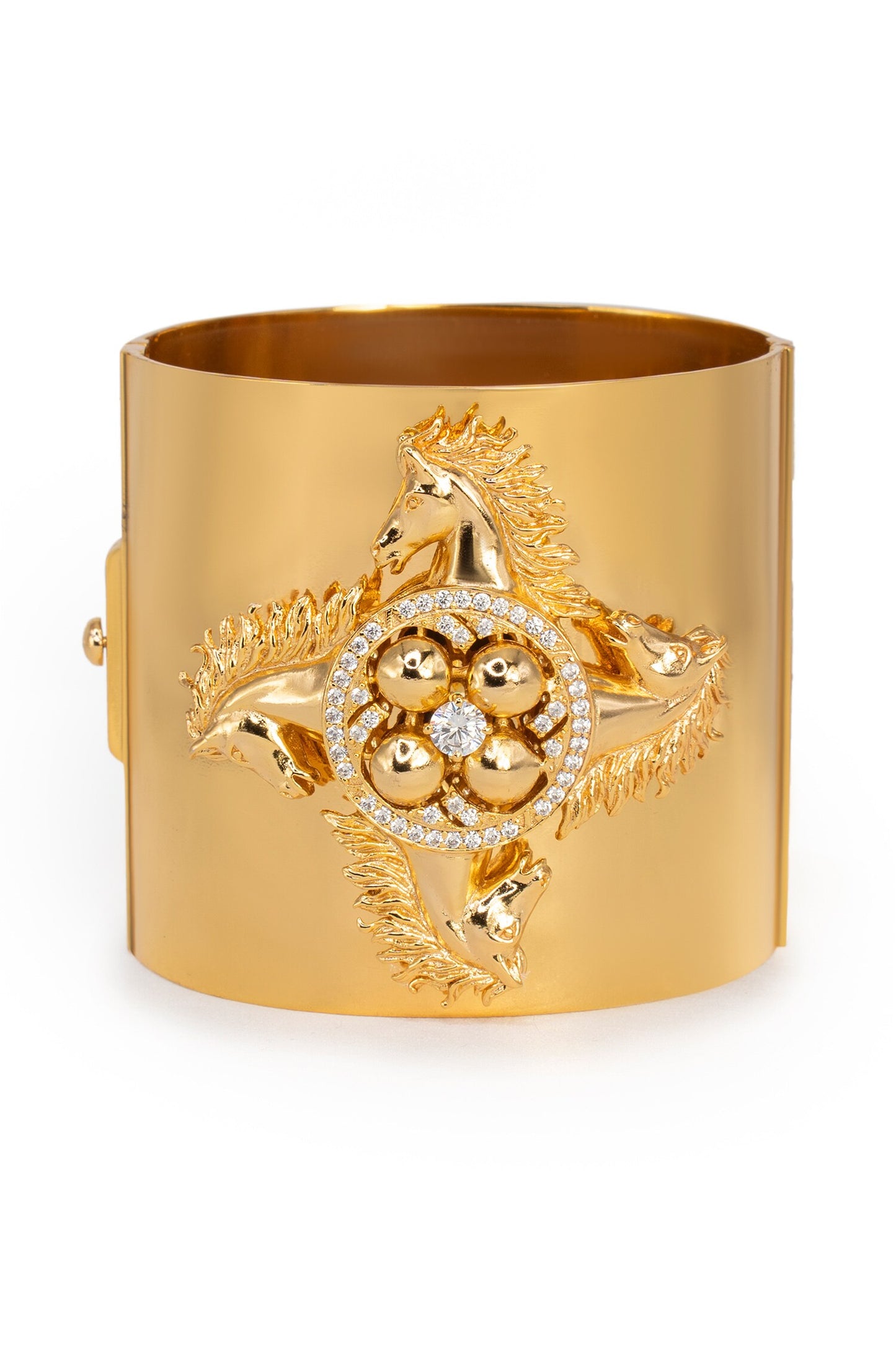Stallion Carved Work Cuff 