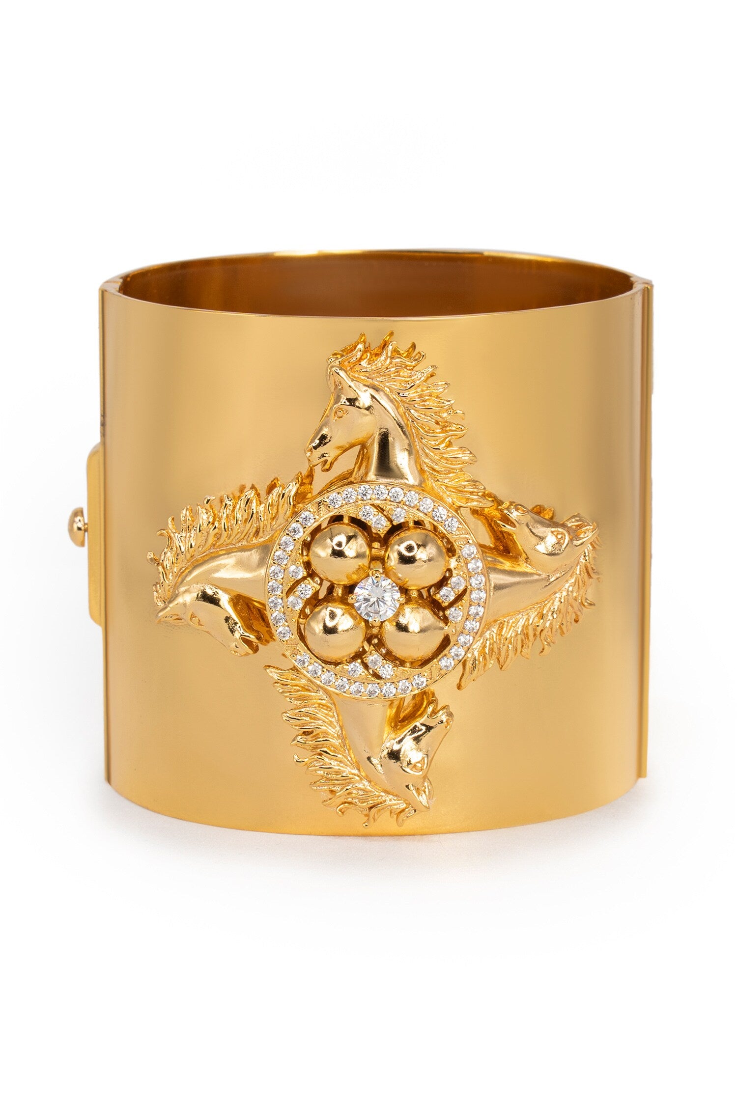 Stallion Carved Work Cuff 