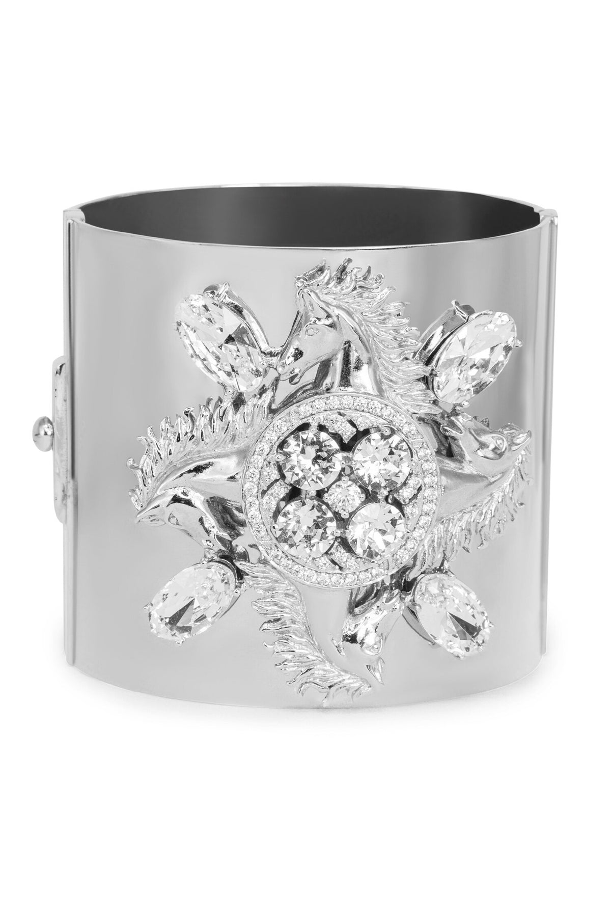 Stallion Carved & Embellished Cuff 