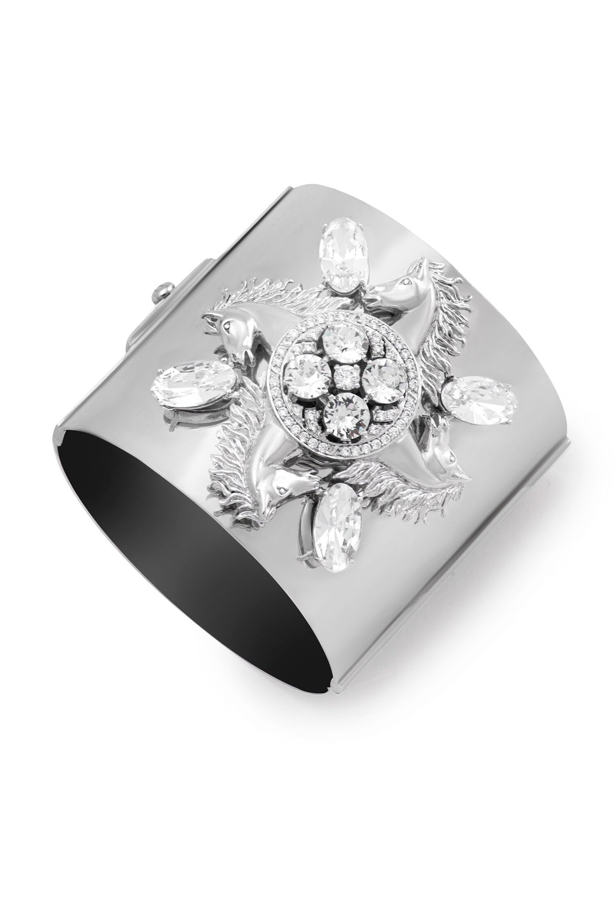 Stallion Carved & Embellished Cuff 
