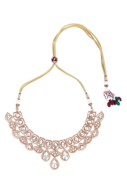 Stones Embellished Necklace Set 