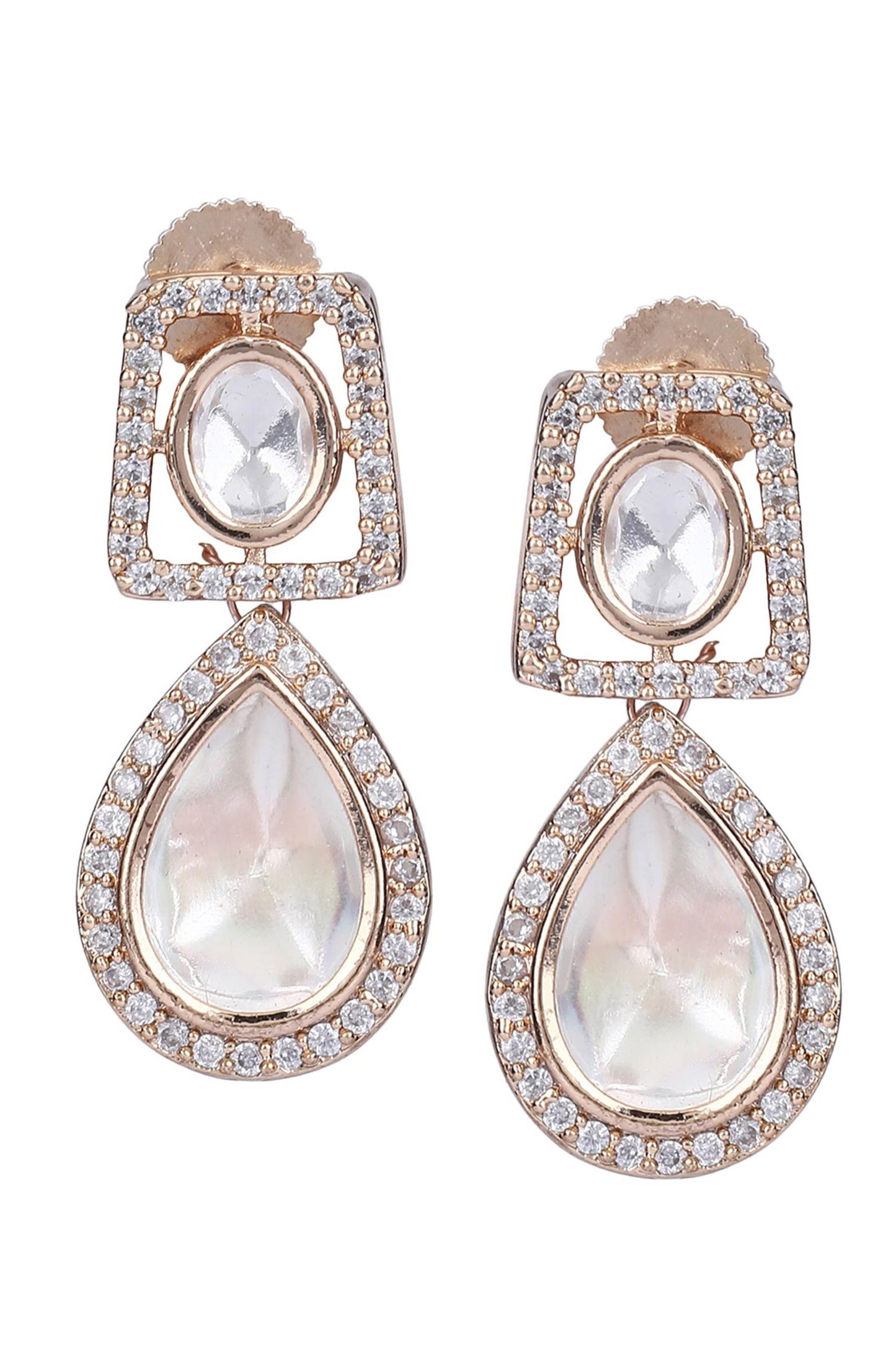 Stones Embellished Necklace Set 