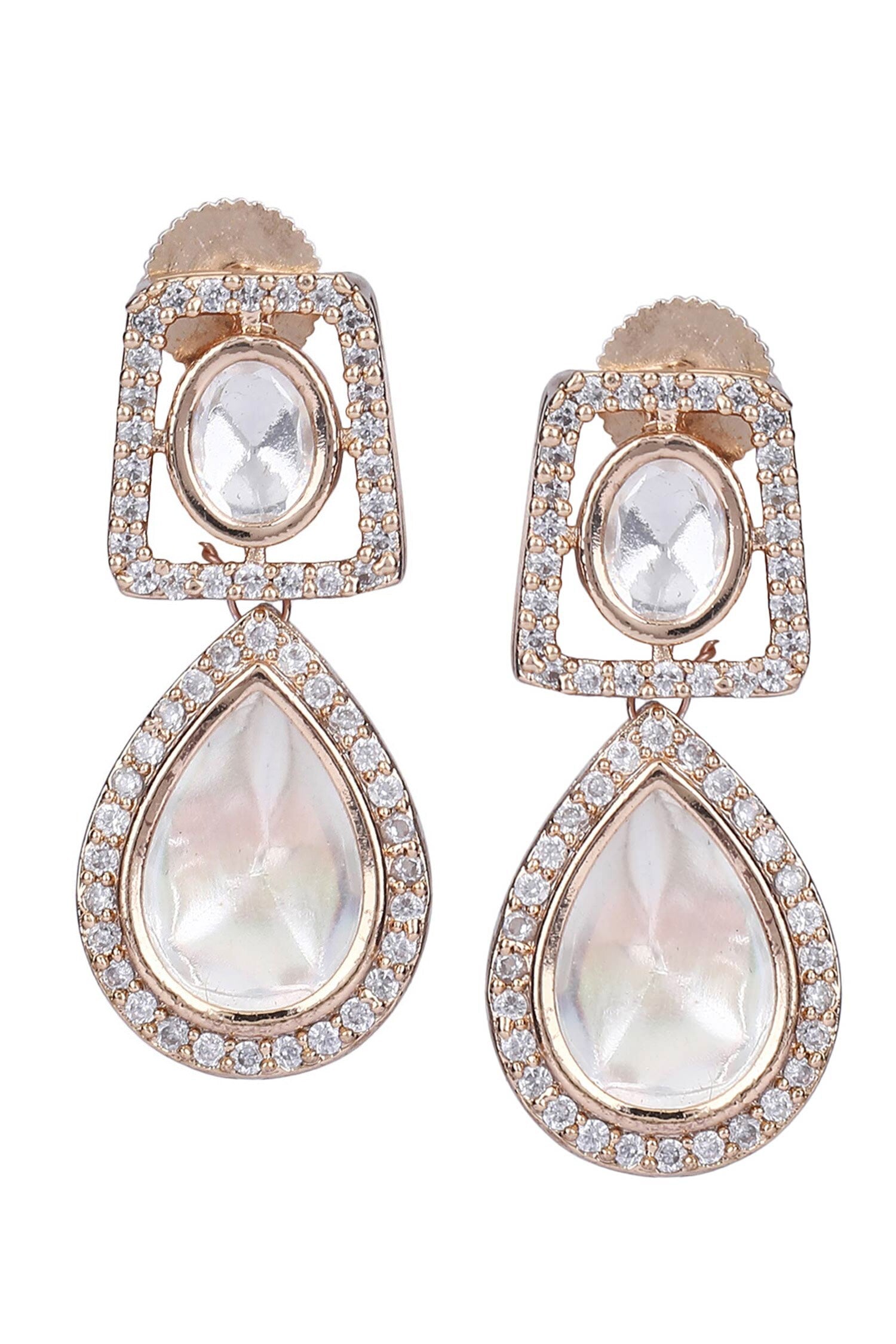 Stones Embellished Necklace Set 