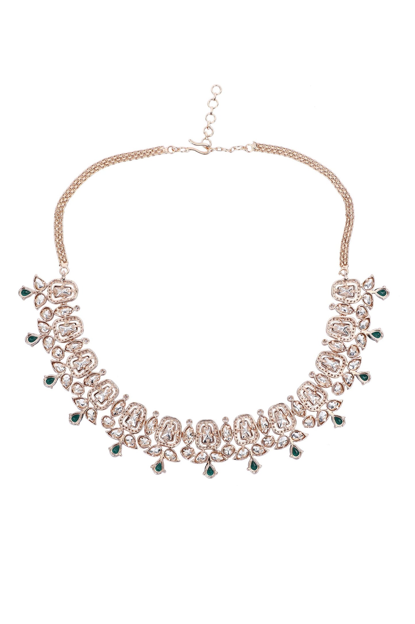 Zircon Embellished Necklace Set 
