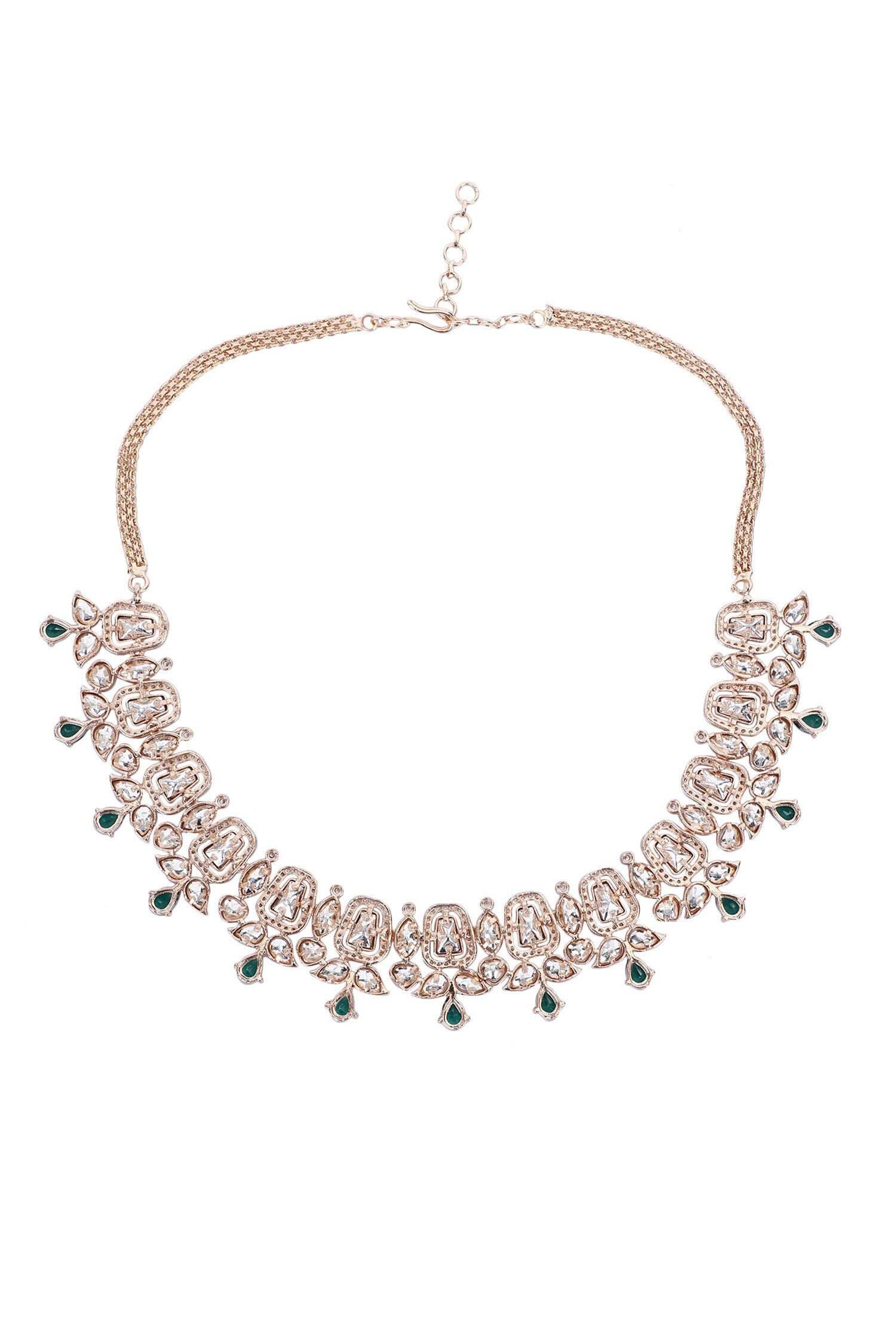 Zircon Embellished Necklace Set 