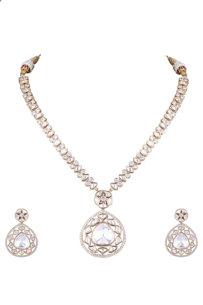 American Diamond Embellished Necklace Set 