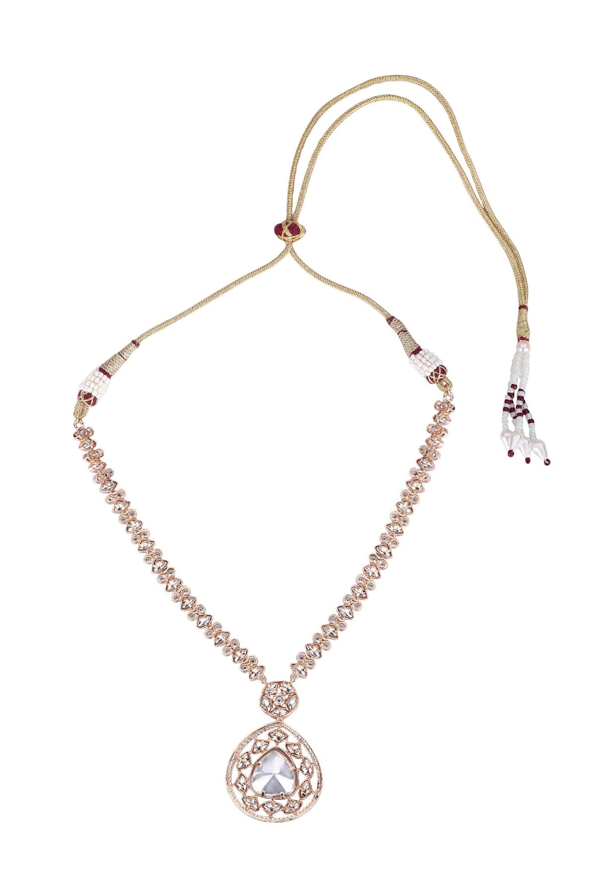 American Diamond Embellished Necklace Set 
