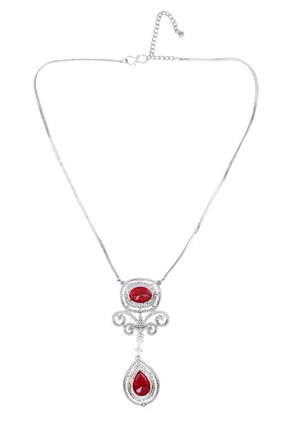Zircon Embellished Jewellery Set 