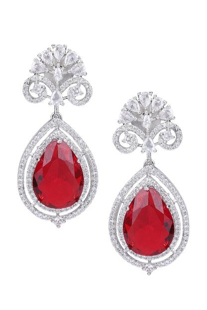 Zircon Embellished Jewellery Set 