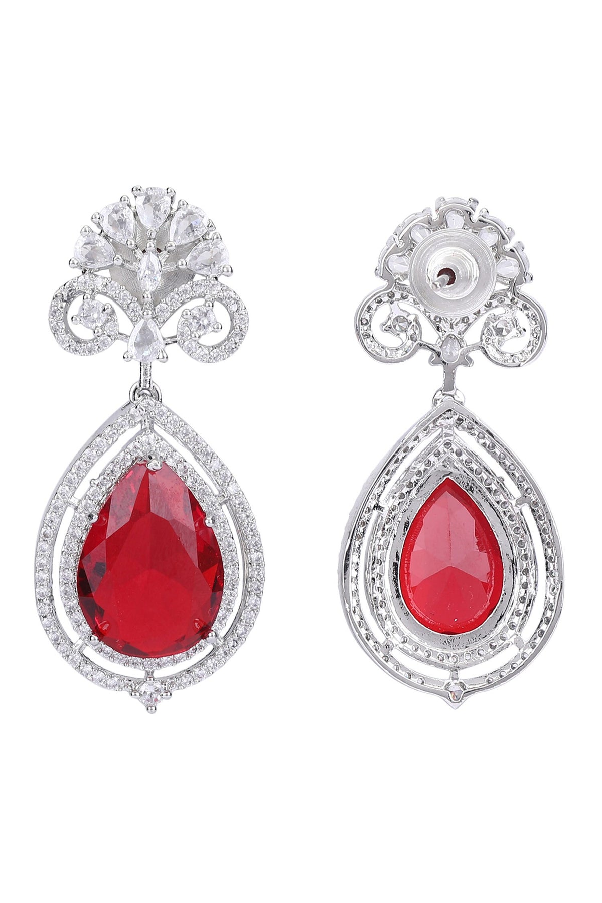 Zircon Embellished Jewellery Set 
