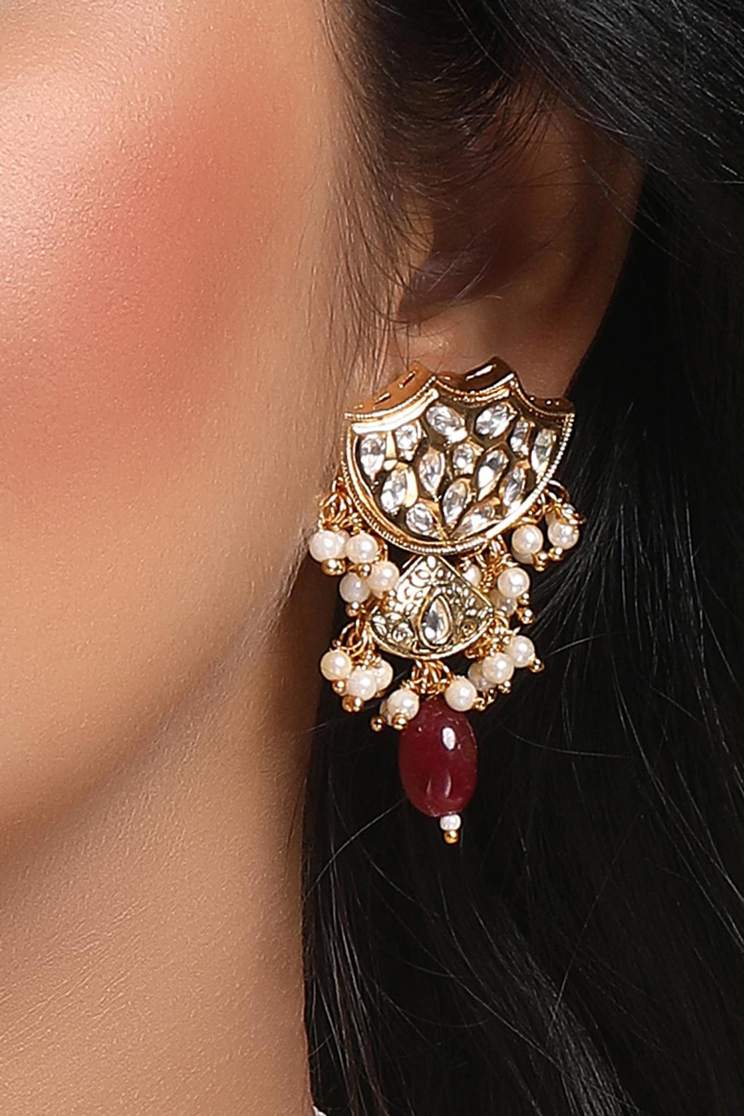 Kundan Embellished Earrings 