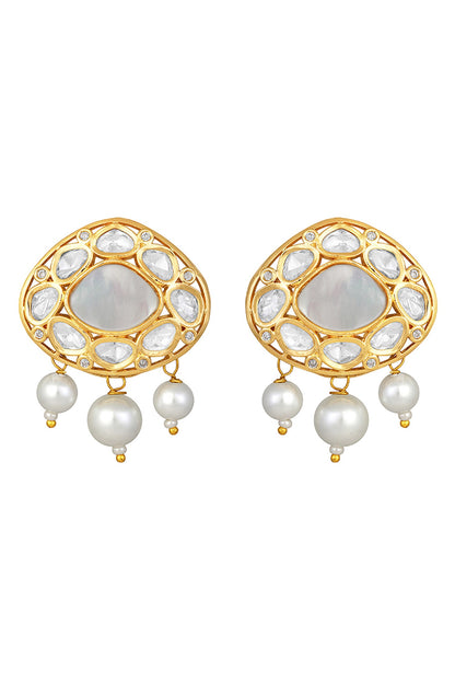 Mother Of Pearl Embellished Necklace Set 