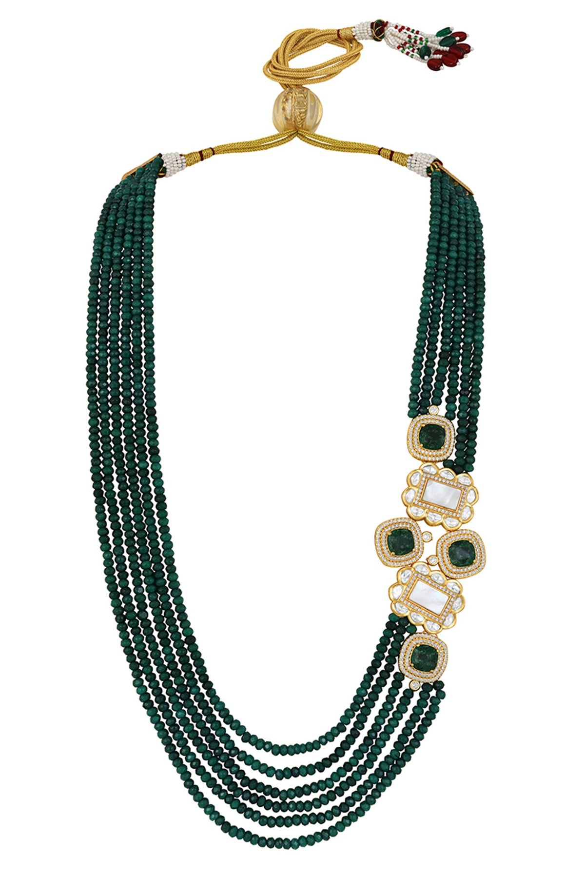 Hydro Stone Embellished Necklace Set 