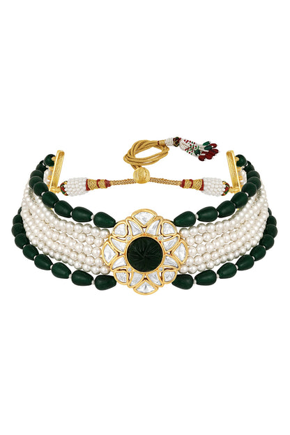 Floral Embellished Choker Set 