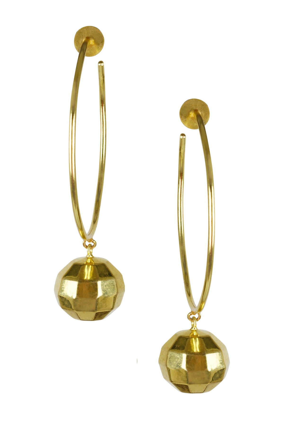 Disco Ball Textured Hoops 