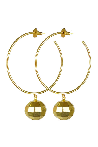 Disco Ball Textured Hoops 